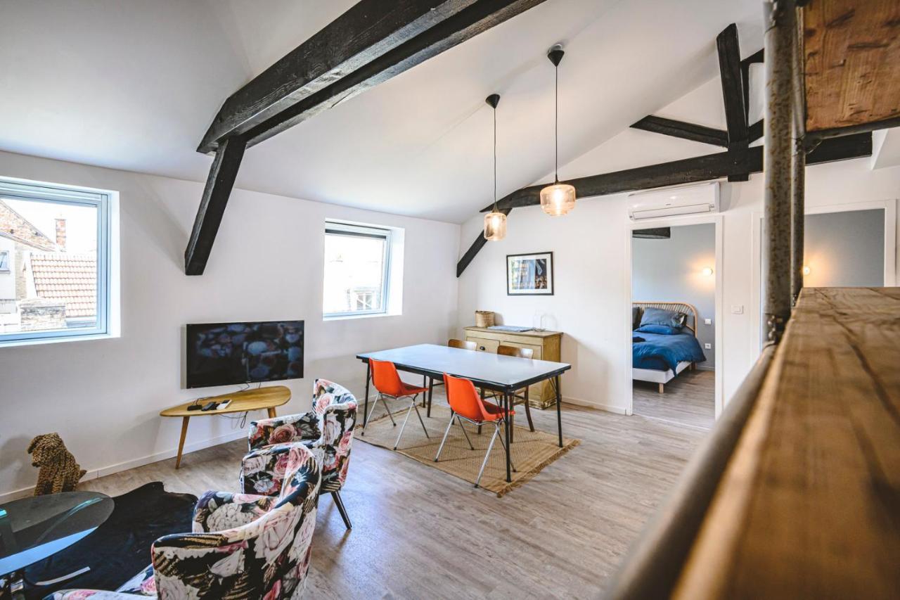 Saint Jacques - Logement Climatise En Centre Ville Reims Luaran gambar