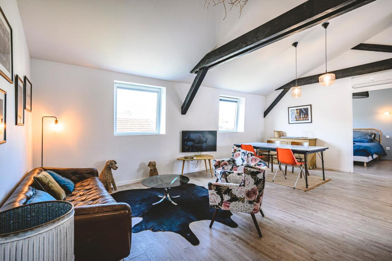 Saint Jacques - Logement Climatise En Centre Ville Reims Luaran gambar